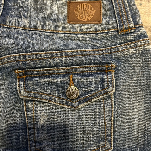 Junior size 1 Hint Denim Mini Skirt - Picture 3 of 8
